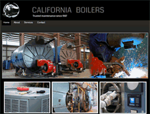 Tablet Screenshot of californiaboilers.com